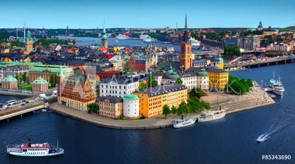 Picture of Panorama of Stockholm Sweden